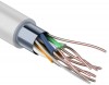 01-0142-3 ∙ Кабель витая пара омедненный, F/UTP, Cat.5e, PVC, 4PR, 24AWG, Indoor, Solid, серый, 305м, PROconnect