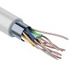 01-0143 ∙ Кабель витая пара F/UTP, Cat.5e, PVC, 4PR, 24AWG, Indoor, Solid, серый, 305м, Rexant