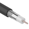 01-2205-1 ∙ Кабель коаксиальный RG-6U, 75 Ом, CCS/Al/Al, 48%, 100м, Outdoor, черный, PROconnect