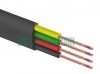 Rexant 01-5109 | REXANT Телефонный кабель ШТЛП 4 жилы Cu, черный, 100 м