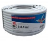 Rexant 01-8036-50 ∙ Провод соединительный ПВС 2х2,5 мм², длина 50 метров, ГОСТ 7399-97  REXANT