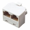 03-0102 ∙ Компьютерный двойник RJ-45(8P-8C) (штекер - 2 гнезда) REXANT Rexant ∙ кратно 50 шт