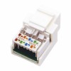 03-1011 ∙ Модуль Keystone Jack RJ-45(8P8C), UTP неэкранированный, кат 5e, тип 180 градусов, белый Rexant ∙ кратно 10 шт