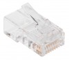 05-1020 ∙ Разъем cквозной RJ-45(8P8C) под витую пару, UTP, CAT 5e Rexant ∙ кратно 100 шт