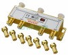 Rexant 05-6104-1 ∙ ДЕЛИТЕЛЬ ТВ х 6 + 7шт. F "BOX" 5-1000 МГц "GOLD" REXANT ∙ кратно 5 шт