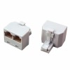 06-0113-B ∙ Переходник сетевой LAN, (штекер 8Р8С (Rj-45) -2 гнезда 8Р8С (Rj-45)) Rexant ∙ кратно 10 шт