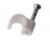 Rexant 07-4005 | Крепеж кабеля круглый 5 мм, белый (упак. 50 шт) REXANT | кратно 10 уп