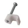 Rexant 07-4204 | Крепеж кабеля плоский 4 х 2 мм, белый (упак. 50 шт) REXANT | кратно 10 упак