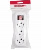 Rexant 11-8705 ∙ Колодка 3 гнезда с кнопкой без заземления REXANT