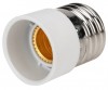 Rexant 11-8813 | Переходник цокольный E27-E14 белый REXANT | кратно 50 шт