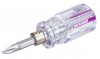 Rexant 12-4743 ∙ Отвертка комбинированная, прозрачная рукоятка, двухсторонний стержень 40 мм (крестовая PH 2, шлицевая SL 6 мм)