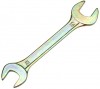 Rexant 12-5827-2 | Ключ рожковый REXANT 13х14 мм, желтый цинк