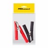 Rexant 16-0016-9 | Зажим крокодил в изоляторе REXANT, длина 75 мм, ток 30A, 2 шт., пакет БОПП