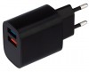 16-0283 | Сетевое зарядное устройство Rexant 2 x USB, 5V, 2.4 A, черное