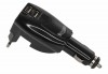Noname 18-1185-1 | Универсальное ЗУ-трансформер авто+сетевое 2 USB цвет черный (2х1000 mA)c индикатором, блистер | кратно 10 шт