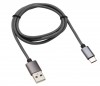 Rexant 18-1896 ∙ Кабель USB-Type-C/3A/nylon/grafit/1m/REXANT