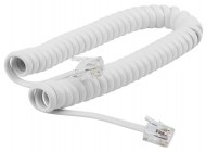 18-2021 ∙ Телефонный шнур, витой трубочный RJ-10(4P-4C), длина 2 метра, белый Rexant
