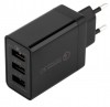 18-2215 | Сетевое зарядное устройство-переходник Rexant 3xUSB адаптер, 30W черное