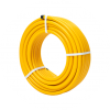 Kofulso 20ПМ Труба гофрированная, нержавеющая сталь с п/э покрытием, желтая/белая (бухта 30м) - 20мм