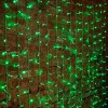 Neon-Night 235-154-6 ∙ Гирлянда "Светодиодный Дождь" 2х3м, постоянное свечение, прозрачный провод, 230 В, диоды ЗЕЛЕНЫЕ