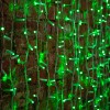 Neon-Night 237-134 ∙ Гирлянда "Светодиодный Дождь" 2х3м, постоянное свечение, белый провод "КАУЧУК", 230 В, диоды ЗЕЛЕНЫЕ