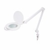 Rexant 31-0535 ∙ Лупа на струбцине REXANT, круглая, 5D, с подсветкой 96 LED, теплый и холодный свет, белая