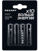 39-1027 (30-1027) ∙ Батарейка алкалиновая AA/LR6, 1,5В, 4 шт, блистер Rexant ∙ кратно 4 шт