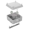 40-0300-7035-FR2.5-4 ∙ Коробка огнестойкая для о/п Е15-Е120 RAL7035 100х100х50 (14 шт/кор) Промрукав
