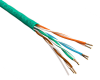 Netko 60024 ∙ Кабель U/UTP4 cat.5e NETKO /4 пары 24 AWG BC / 305м / нг(А)-LSLTx, зеленый; одножильный "СКС", FLUKE TEST