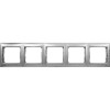 770345 ∙ Legrand Рамка 5 постов - Legrand Valena - алюминий модерн