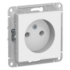 Schneider Electric ATN000141 ∙ Systeme Electric AtlasDesign Бел Розетка б/з, 16А, механизм