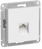 ATN000186 | Systeme Electric AtlasDesign Белый Розетка компьютерная RJ45, кат. 6A, механизм