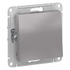 Schneider Electric ATN000361 ∙ Systeme Electric AtlasDesign Алюминий Переключатель 1-клавишный, сх.6, 10АХ, механизм