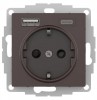 Schneider Electric ATN000632 ∙ Systeme Electric AtlasDesign Мокко Розетка 16А с USB A+C (5В/2,4А/3 А, 2х5В/1,5А), мех