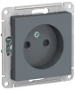 Schneider Electric ATN000749 ∙ Systeme Electric AtlasDesign Грифель Розетка б/з со шторками, 16А, механизм