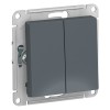 Schneider Electric ATN000765 ∙ Systeme Electric AtlasDesign Грифель Переключатель 2-клавишный сх.6, 10АХ, механизм