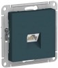 Schneider Electric ATN000886 ∙ Systeme Electric AtlasDesign Изумруд Розетка компьютерная RJ45, кат. 6A, механизм