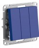 Schneider Electric ATN001131 ∙ Systeme Electric AtlasDesign Аквамарин Выключатель 3-клавишный, сх.1+1+1, 10АХ, механизм