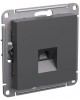 ATN001483 | Systeme Electric AtlasDesign Базальт Розетка компьютерная RJ45, кат. 5Е, механизм