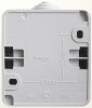 Schneider Electric BA10-045C ∙ Systeme Electric Этюд наруж Серый Выключатель 1-клавишный с подсветкой IP44