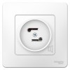 Schneider Electric BLNPS000011 ∙ Systeme Electric Blanca внутр Бел Розетка FM-радио