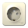 Schneider Electric BLNRA011112 ∙ Systeme Electric Blanca наруж Молочная Розетка с/з со шторками 16А, 250В, изолир. пластина