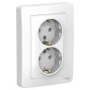 Schneider Electric BLNRS001021 ∙ Systeme Electric Blanca внутр Бел Розетка 2-ая с/з без шторок, 16А, 250В