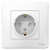 Schneider Electric BLNRS001111 ∙ Systeme Electric Blanca внутр Бел Розетка с/з со шторками, 16А, 250В