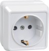 ERO11-K01-16-DC | OKTAVA Роз. 1-мест. с з/к о/у 16А РС20-3-ОБ бел. IEK