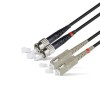 Hyperline FC-D2-50-SC/PR-ST/PR-H-1M-LSZH-BK