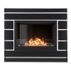 Firelight BFP/P-2520, портал Moderno 25 шпон чёрный дуб