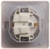 Schneider Electric GSL000148 ∙ Systeme Electric Glossa Бел Розетка с/з со шторками с крышкой, IP44 (в сборе с рамкой)