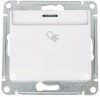 GSL000169 ∙ Systeme Electric Glossa Бел Выключатель карточный, сх.6