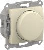 GSL000223 ∙ Systeme Electric Glossa Беж Светорегулятор (диммер) повор-нажим, LED, RC, 400Вт, мех.